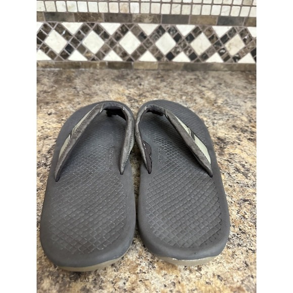 Speedo Men's Tan Brown Flip Flops Sandals Thong Outdoor Beach Sandals Size 11 - Picture 2 of 6